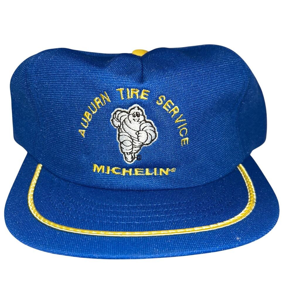 Vintage Michelin Tires Mesh Snapback Hat Cap USA Swingster Trucker Race USA EUC